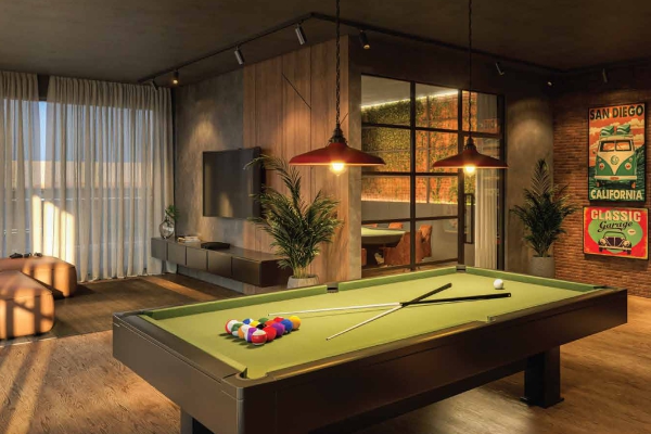 Recreational Indoor Games Zone Clubhouse